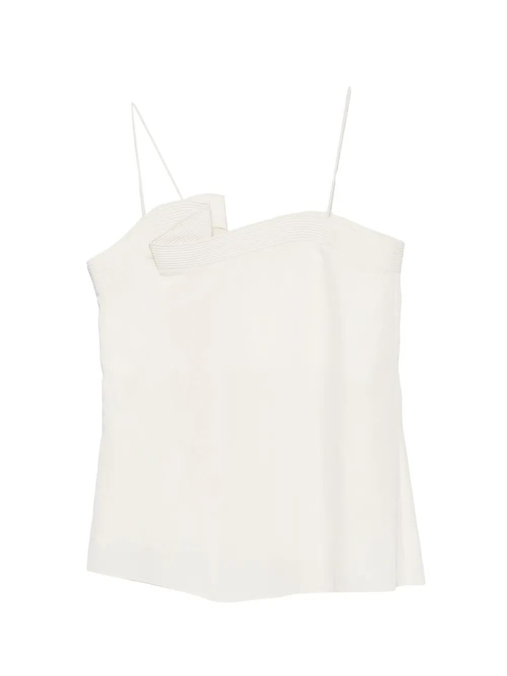 VIKTORIA CHAN Sataya asymmetric top - Bianco