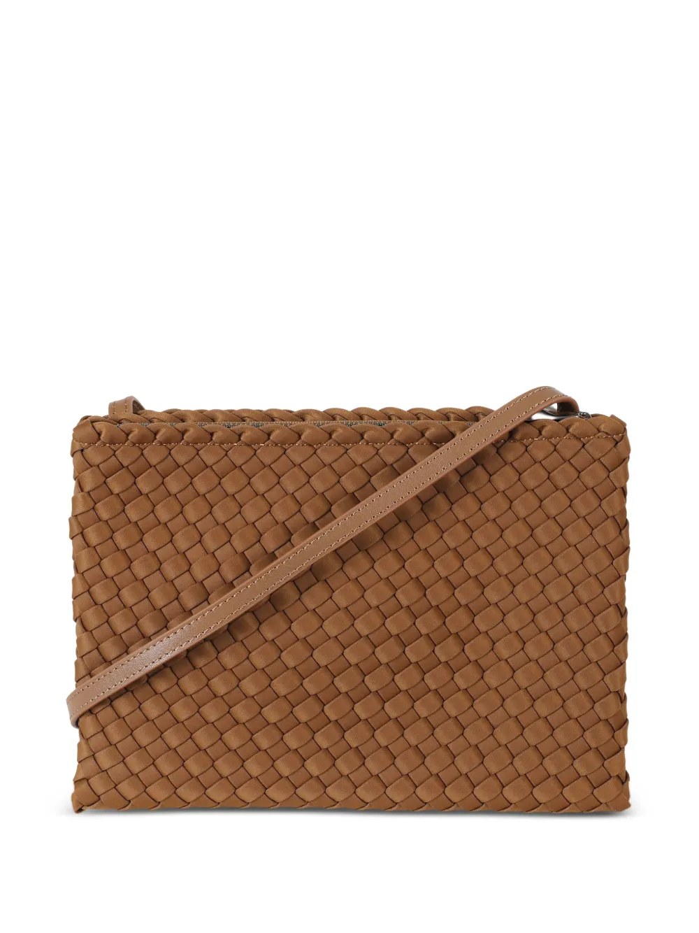 NAGHEDI Soho woven-design cross body bag - Marrone