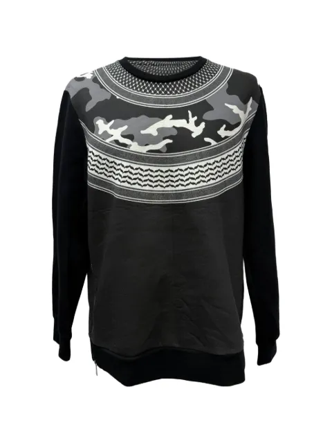 Neil Barrett camouflage-print side-zip sweater