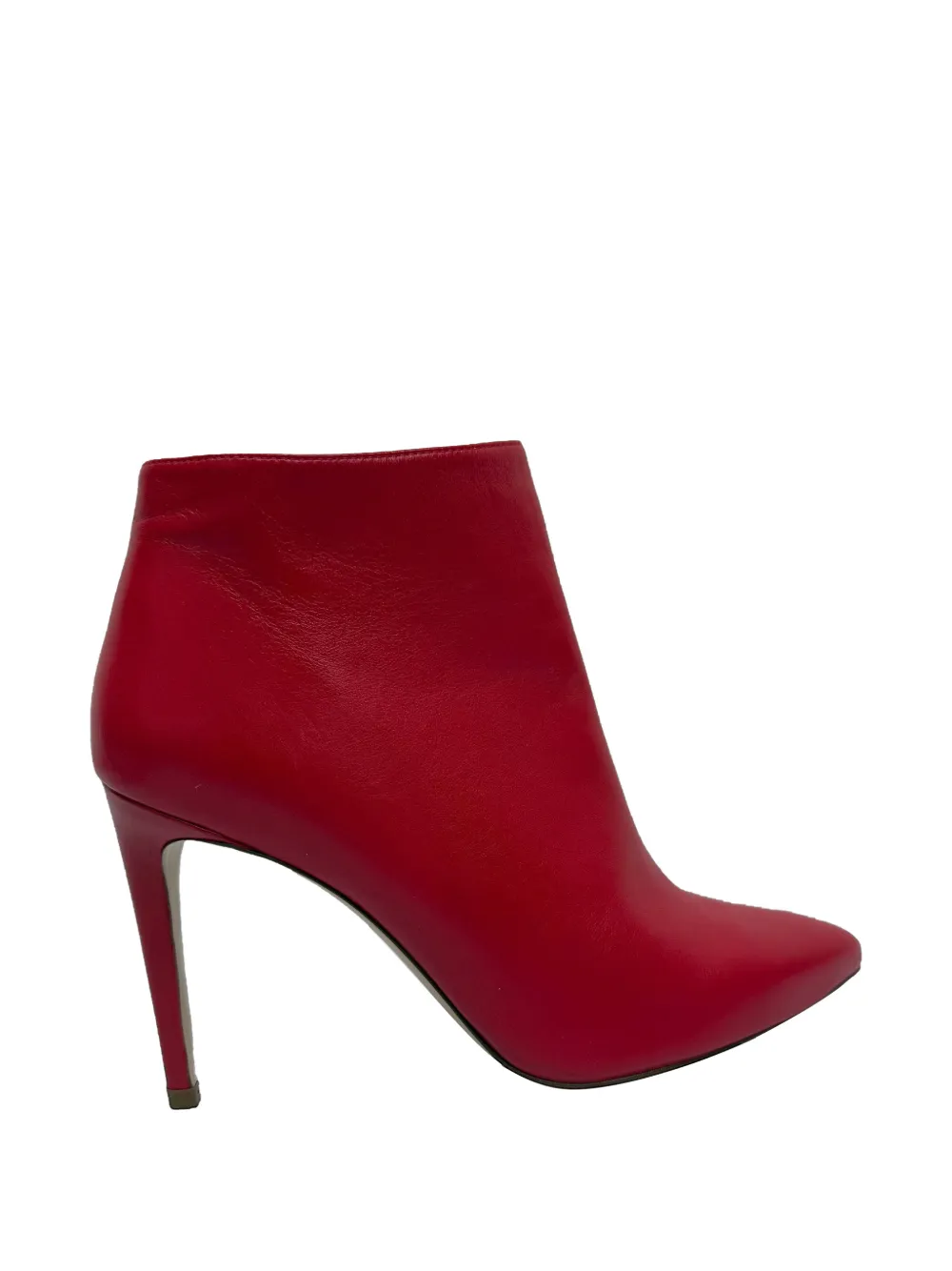 Stuart Weitzman pointed-toe stiletto ankle boots - Rot
