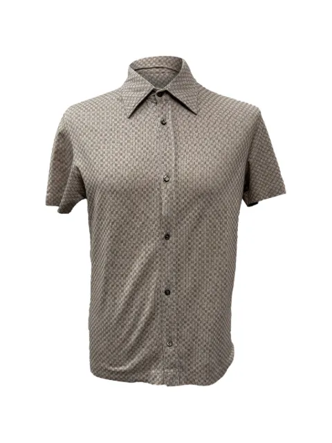 Prada Pre-Owned patterned knitted shirt