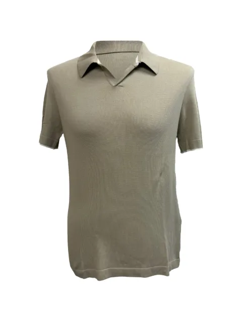 Jil Sander Pre-Owned Knitted short-sleeve polo shirt