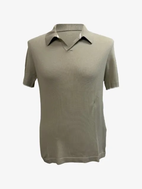 Jil Sander Pre-Owned polo en maille à manches courtes