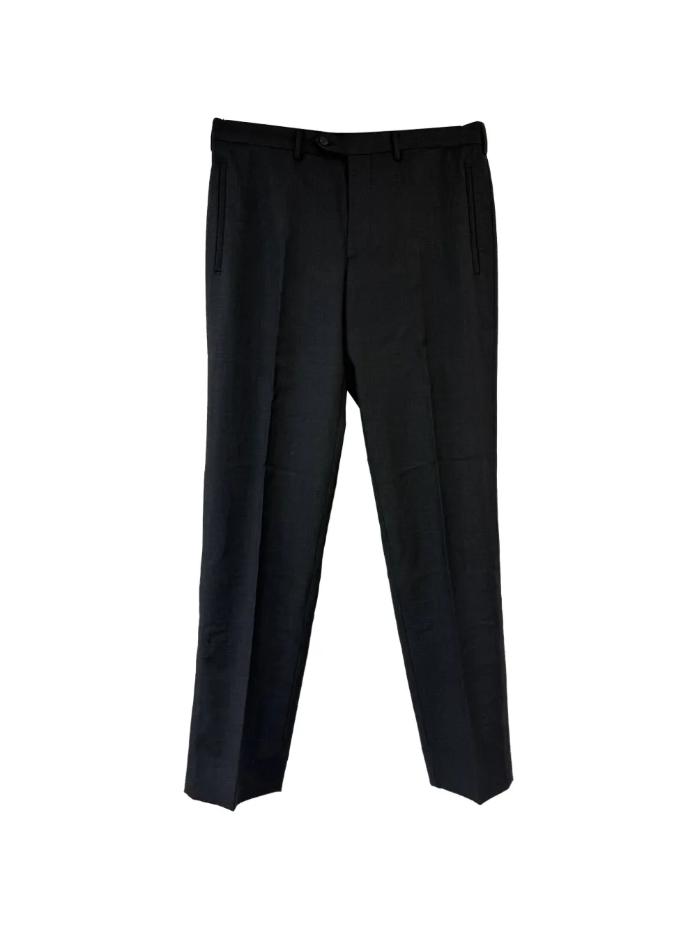 Prada Pre-Owned straight-leg wool trousers - Schwarz