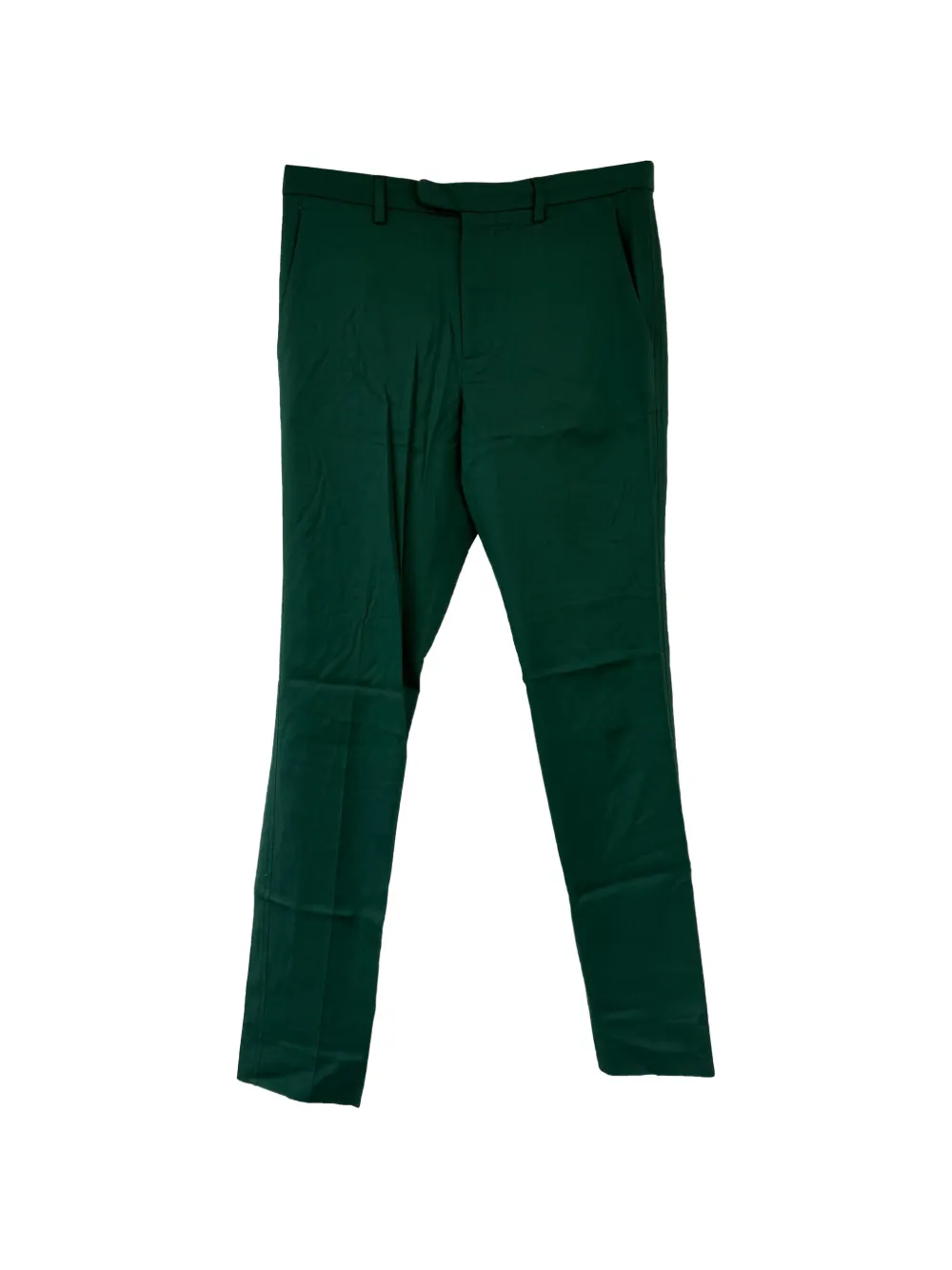 Gucci Pre-Owned Web-accent straight-leg trousers - Verde