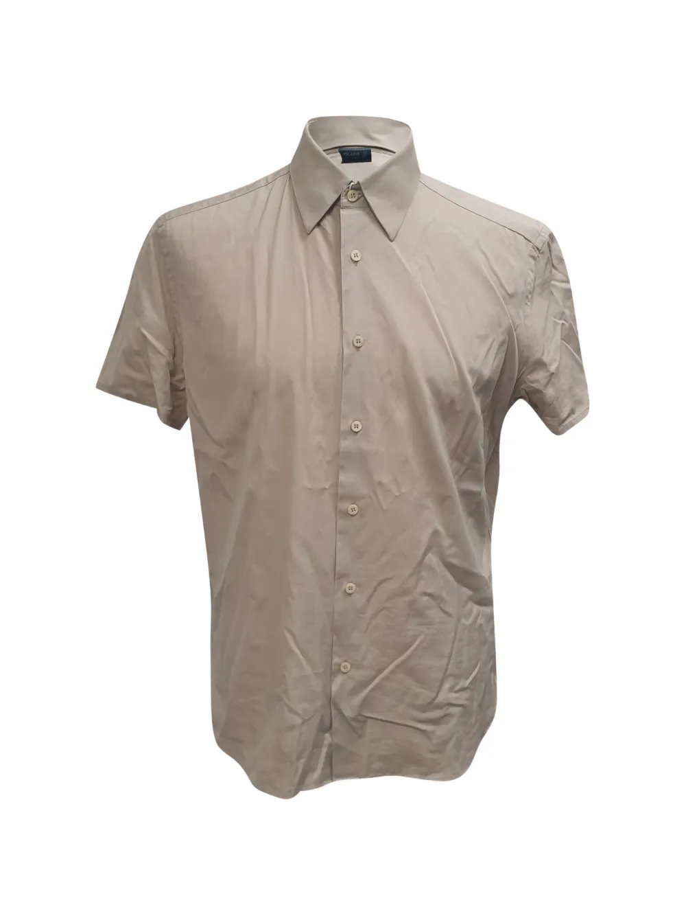 Prada Pre-Owned short-sleeve button-down shirt - Neutrals