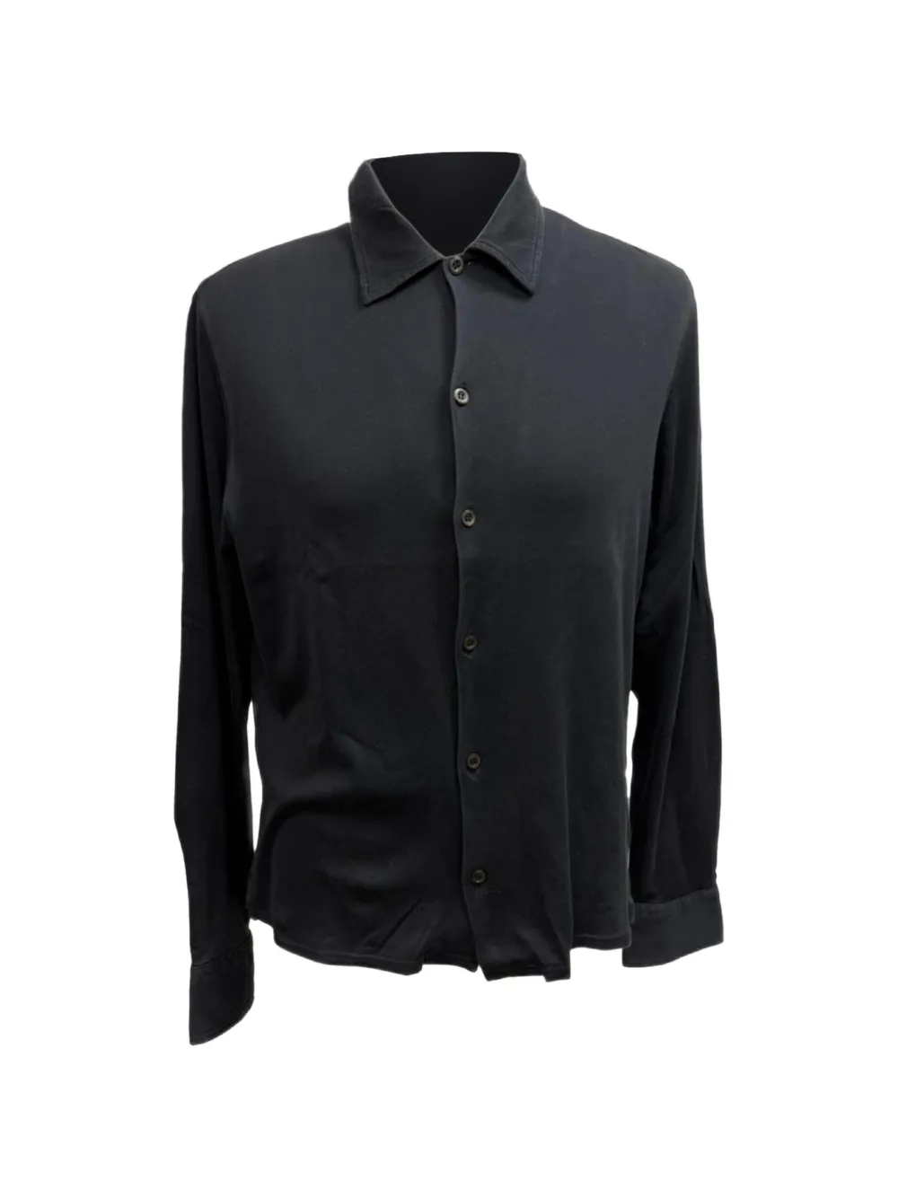 Prada Pre-Owned button-down long-sleeve shirt - Nero