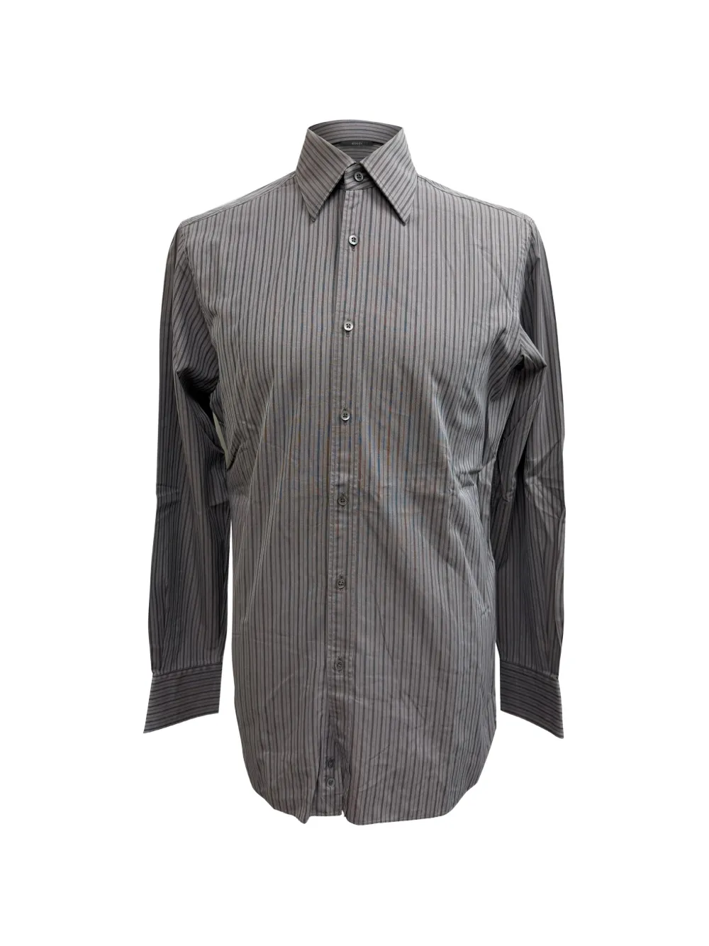 Gucci Pre-Owned Striped button-down shirt - Grigio