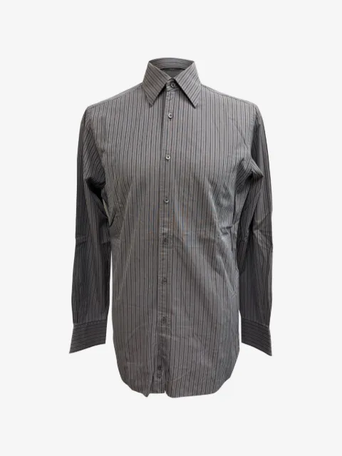Gucci Pre-Owned Camicia button-down a righe