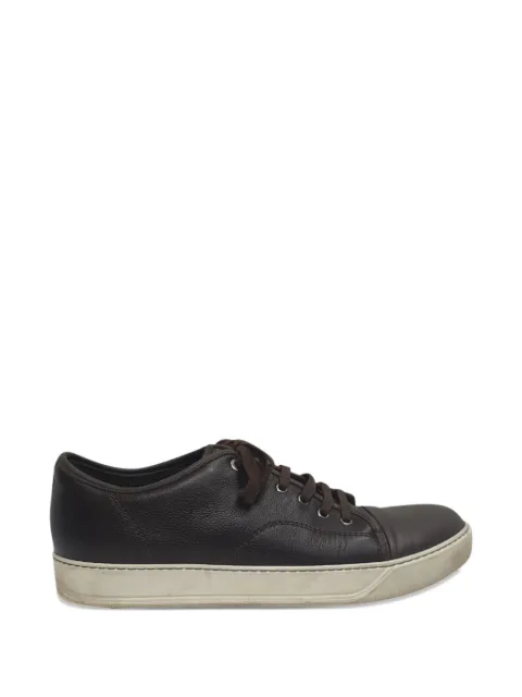 Lanvin Pre-Owned low-top leather sneakers