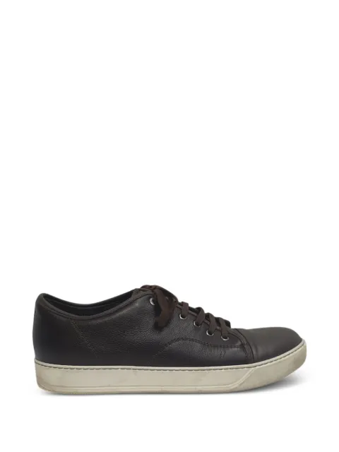 Lanvin Pre-Owned low-top leather sneakers