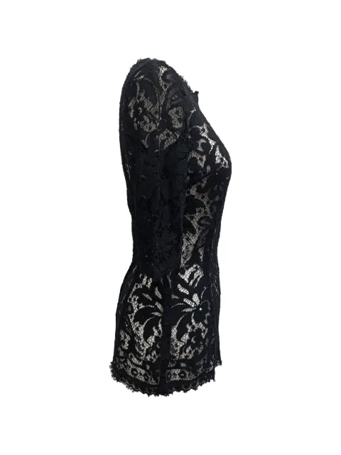 Dolce & Gabbana Pre-Owned Lace 3/4-sleeve blouse