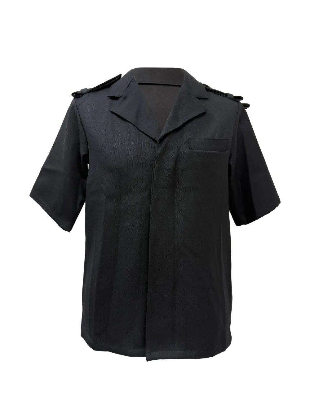 Prada Pre-Owned hidden-button epaulette shirt - Schwarz