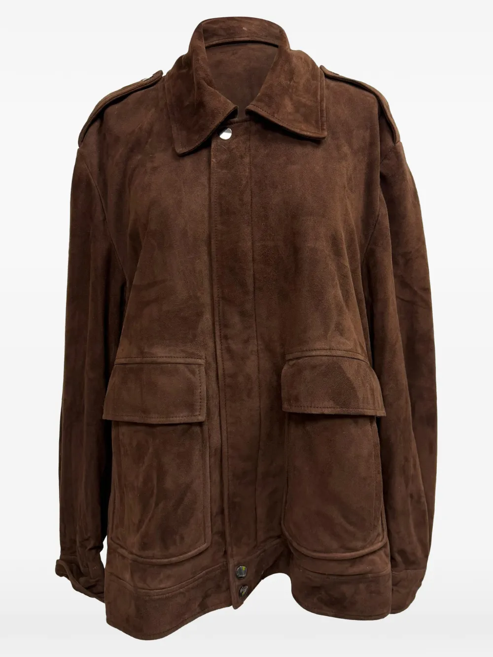Nour Hammour Drey Field jacket - Marrone