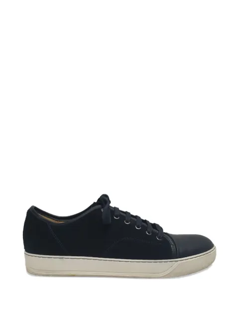 Lanvin Pre-Owned lace-up toecap sneakers