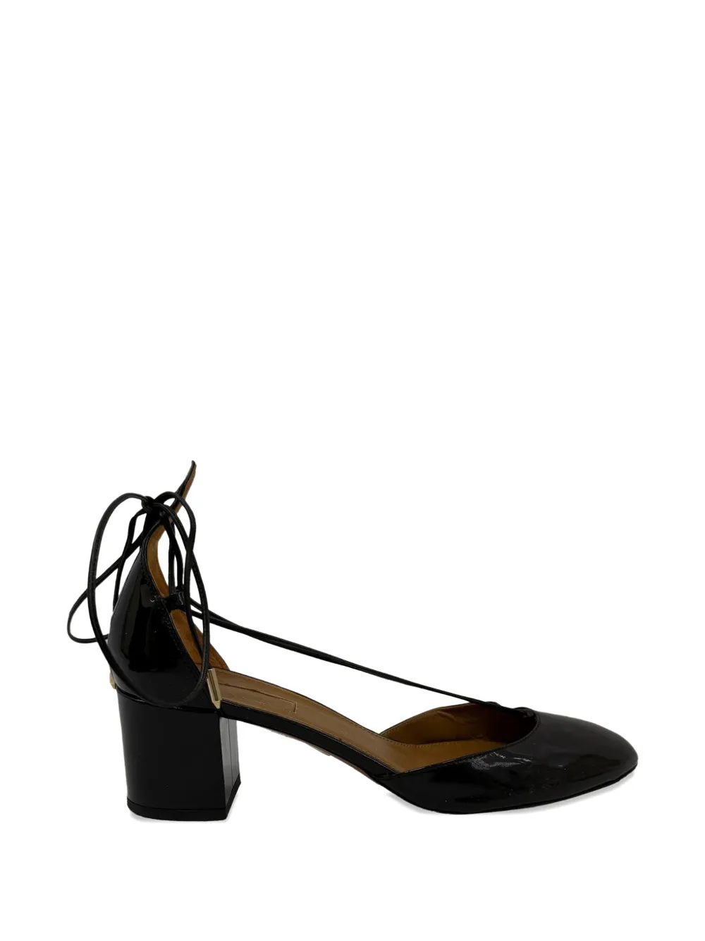 Aquazzura Alexa patent leather pumps - Schwarz
