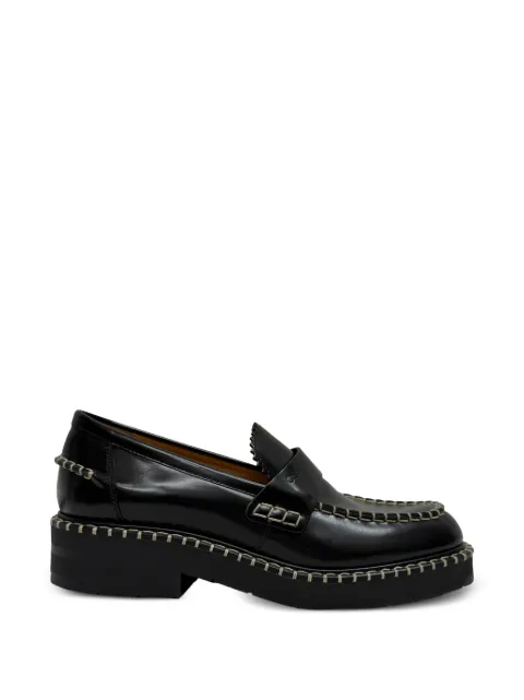 Chloé Vintage Noua whipstitched loafers