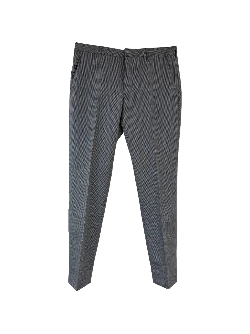 Prada Pre-Owned Straight-leg wool trousers - Grau