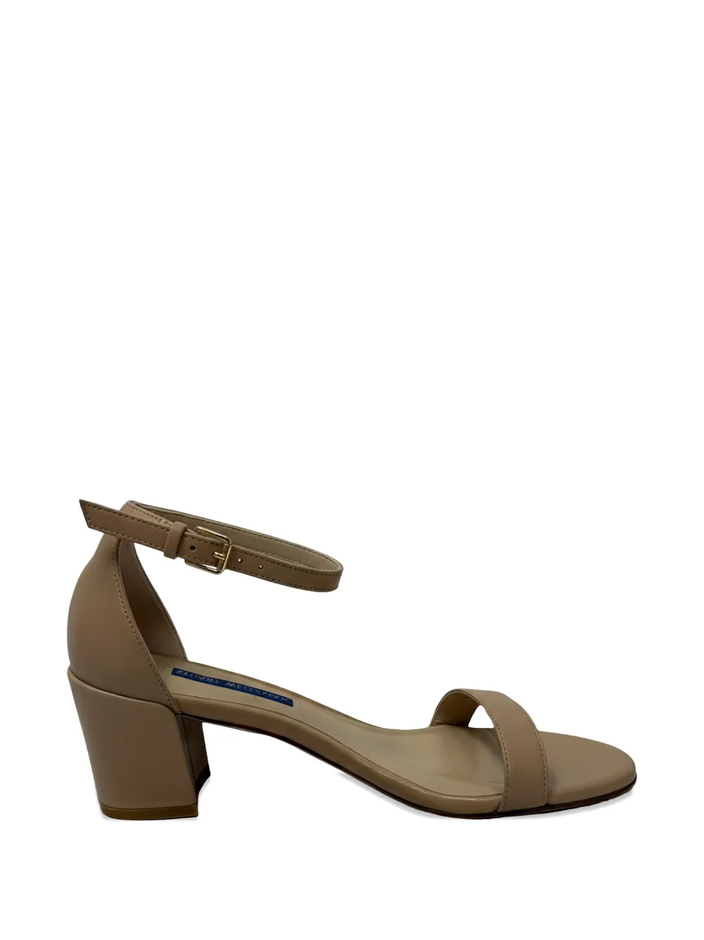 Stuart Weitzman Nudist block sandals - Nude