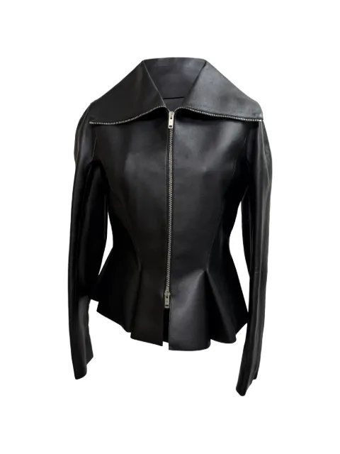 Givenchy Pre-Owned Peplum leather jacket