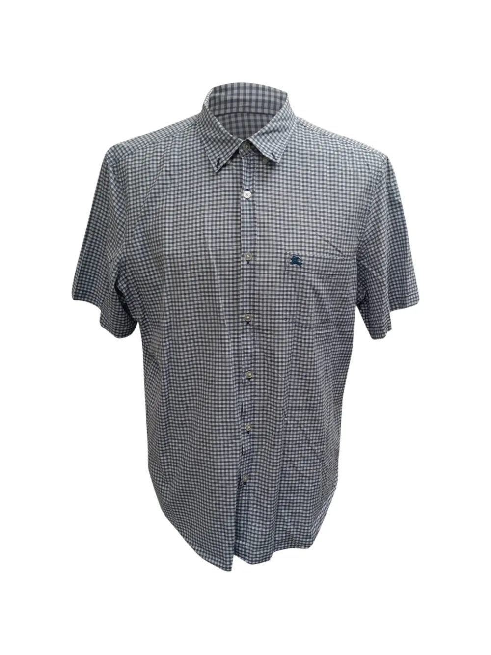 Burberry Pre-Owned Burberry Brit plaid shirt - Blau