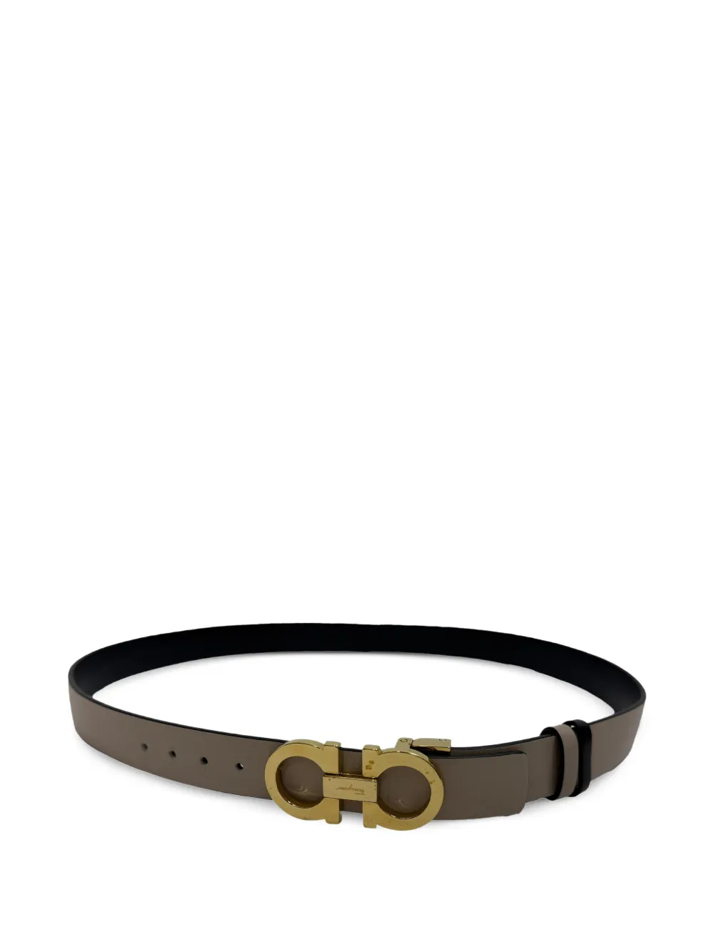 Ferragamo Pre-Owned Gancini buckle belt - Marrone
