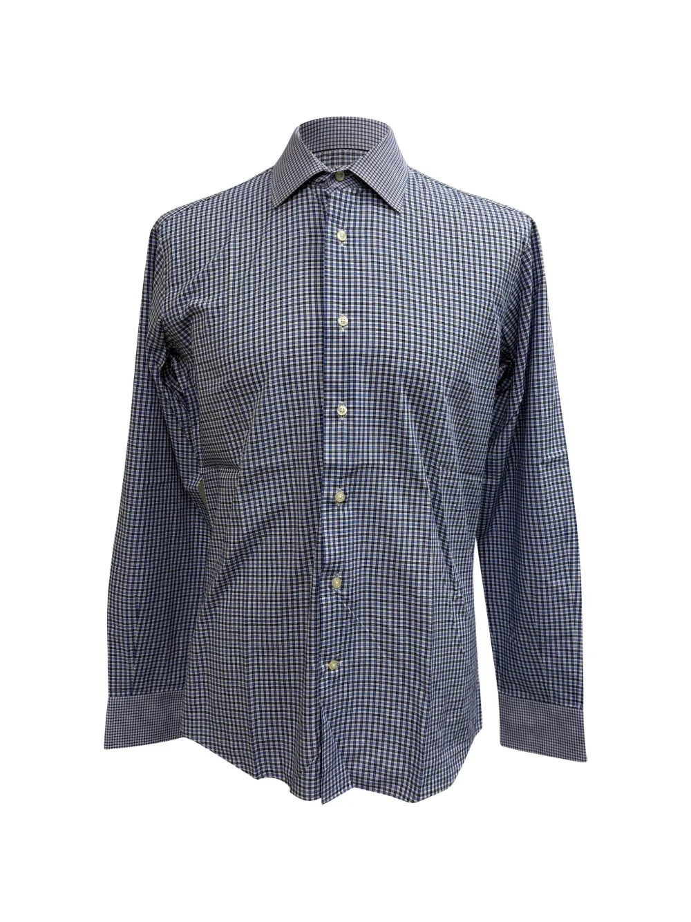 Etro Vintage check-print shirt - Blu