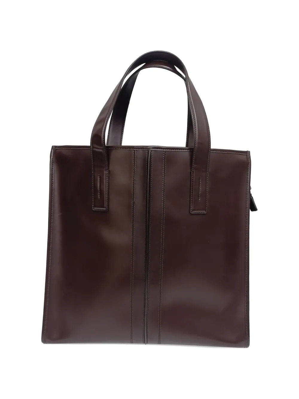 Tod's Vintage Slim Script tote bag - Braun