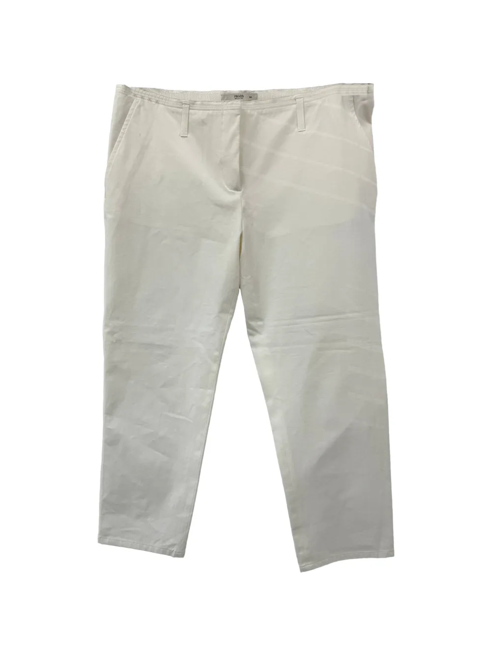 Prada Pre-Owned low-rise cropped trousers - Nude