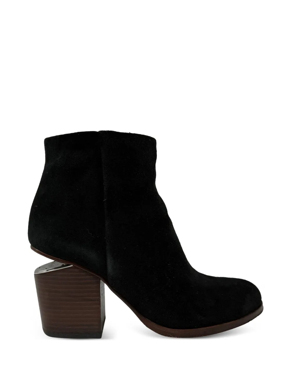 Pre-Owned Alexander Wang Gabi cut-out ankle boots - Nero
