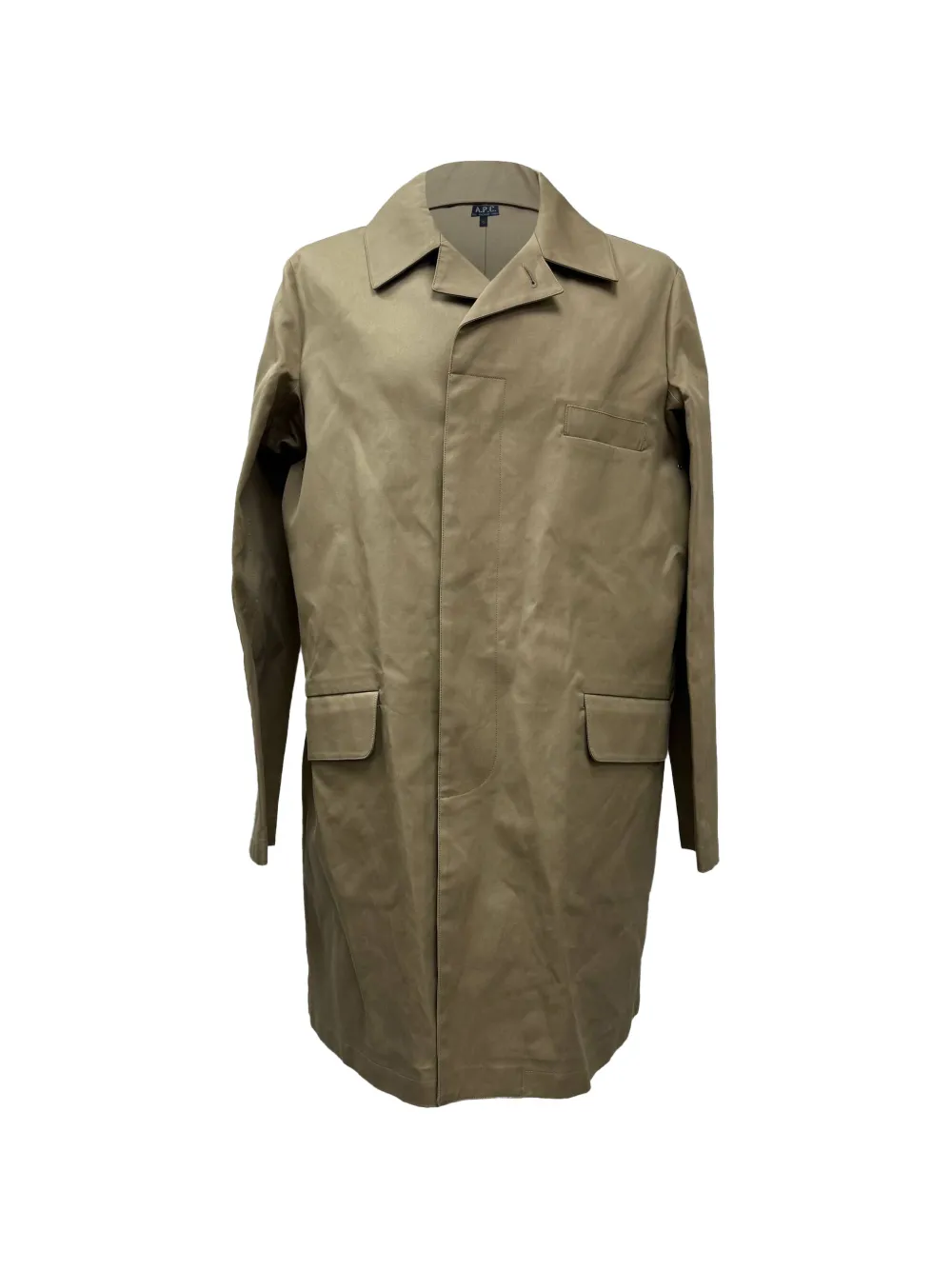 A.P.C. Hidden-closure raincoat - Toni neutri