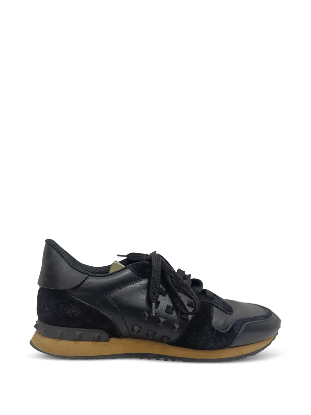 Valentino Garavani Pre-Owned Rockrunner Rockstud sneakers - Schwarz