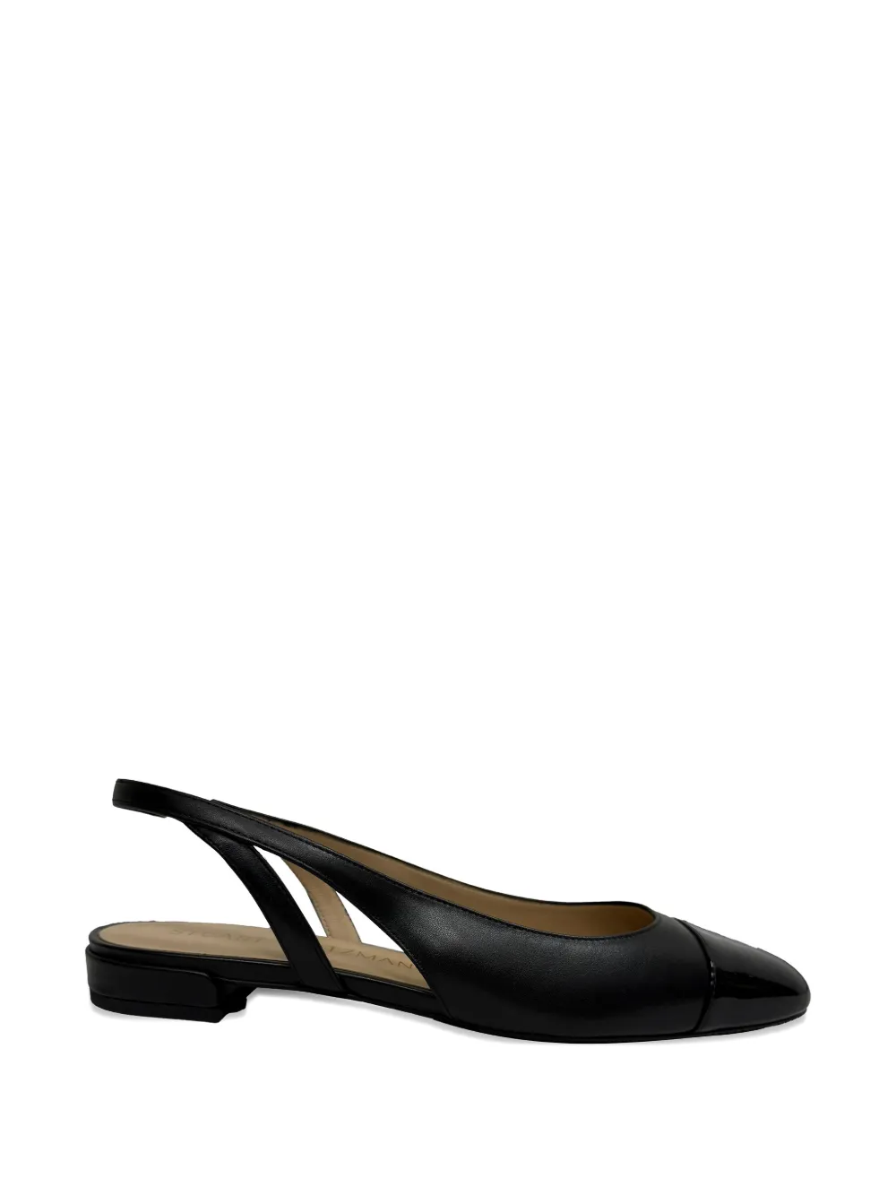 Stuart Weitzman Sleek slingback ballet flats - Schwarz