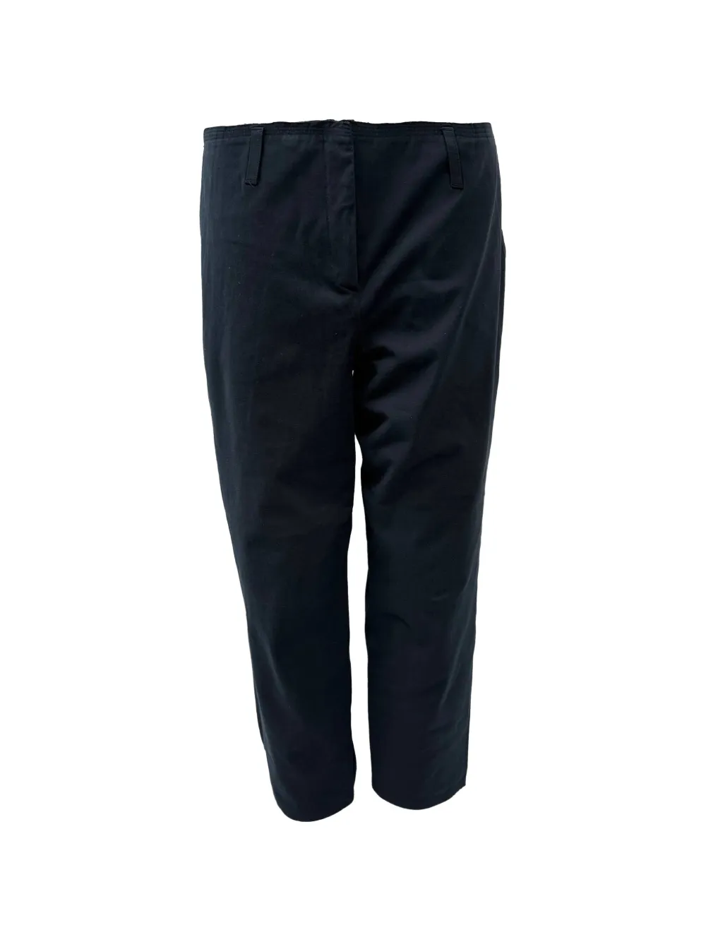 Prada Pre-Owned low-rise cropped trousers - Blu
