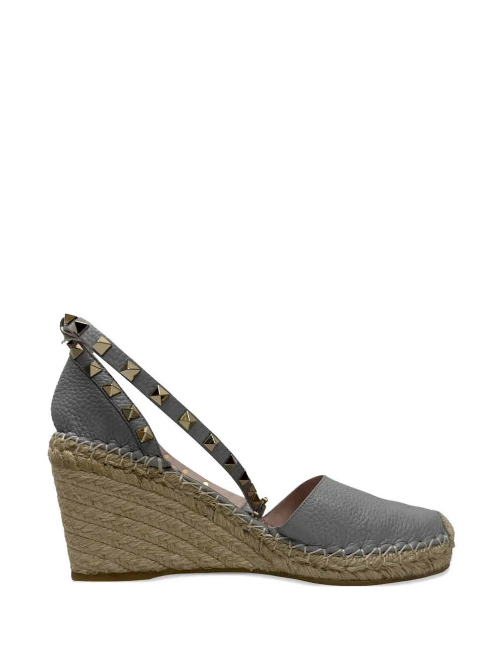 Valentino Garavani Pre-Owned Rockstud ankle strap pumps - Grau