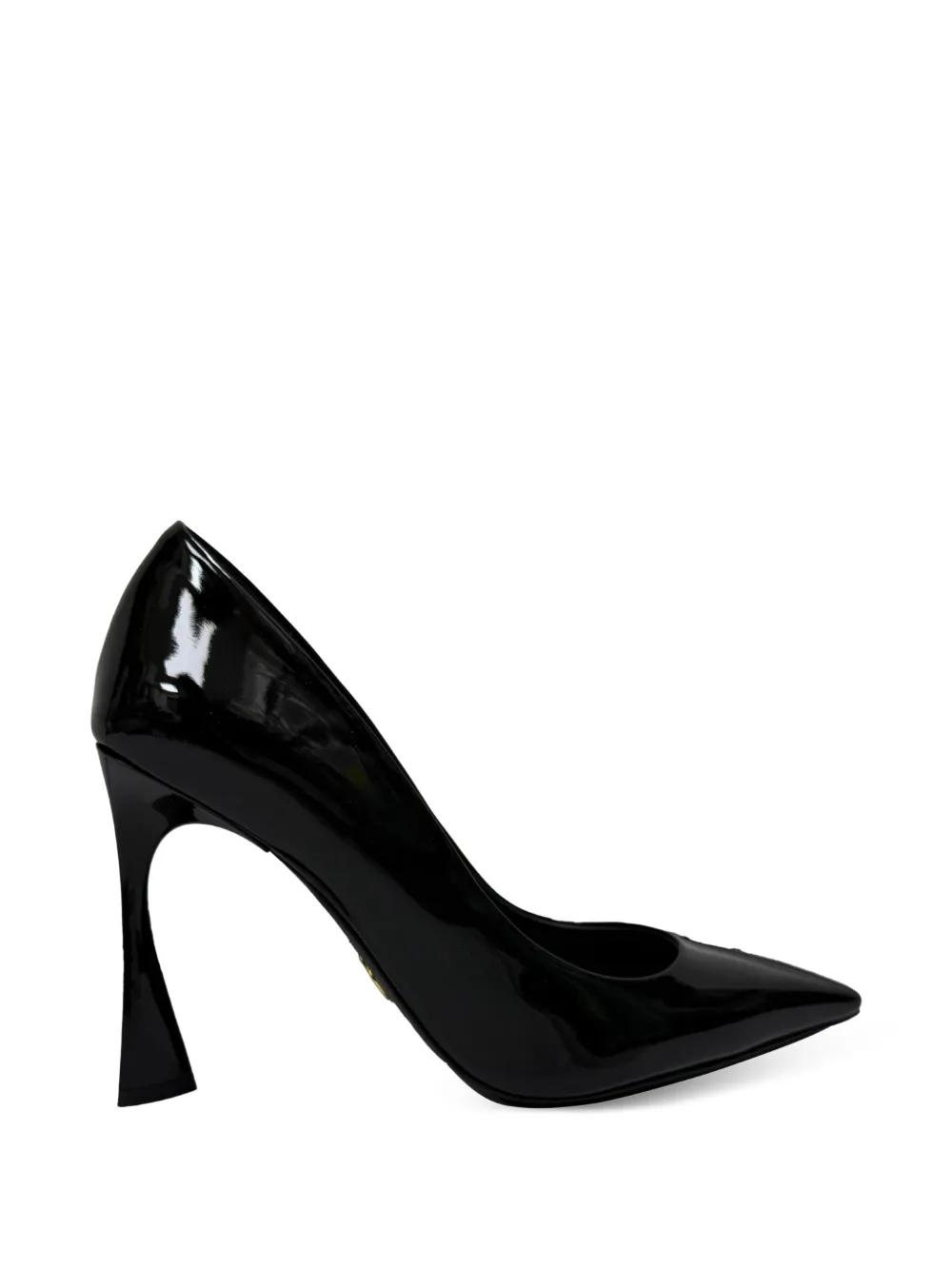 Pre-owned Stella Mccartney Elsa Sculpted-heel Pumps In Black