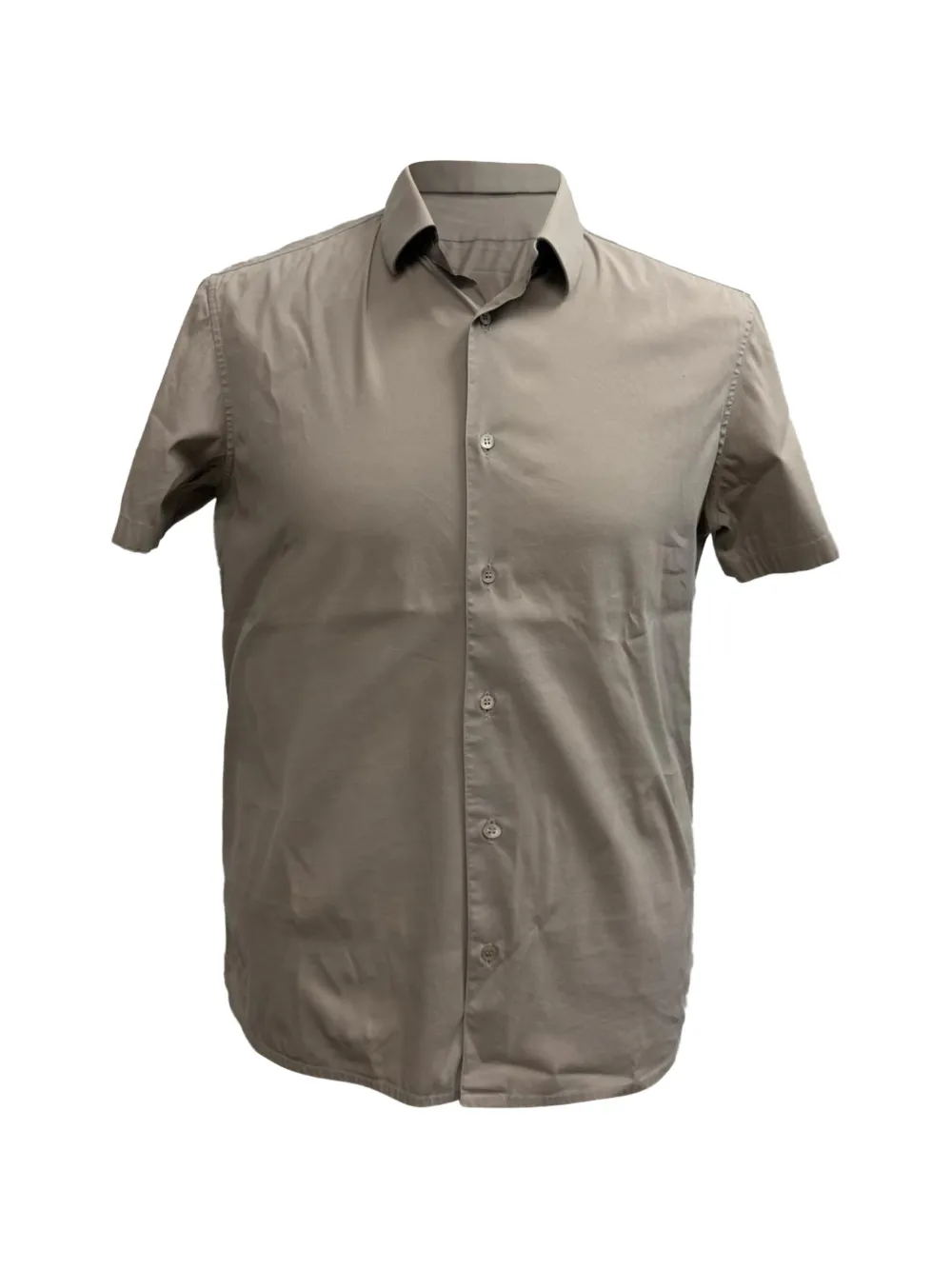 Miu Miu Pre-Owned Button-down short-sleeve shirt - Toni neutri