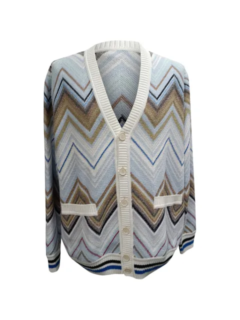 Missoni Pre-Owned Zig-Zag-print cardigan