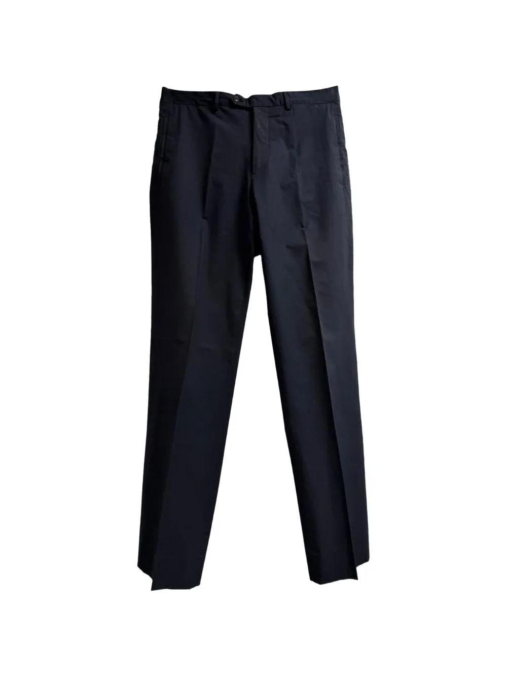 Pre-owned Prada Straight-leg Trousers In Black