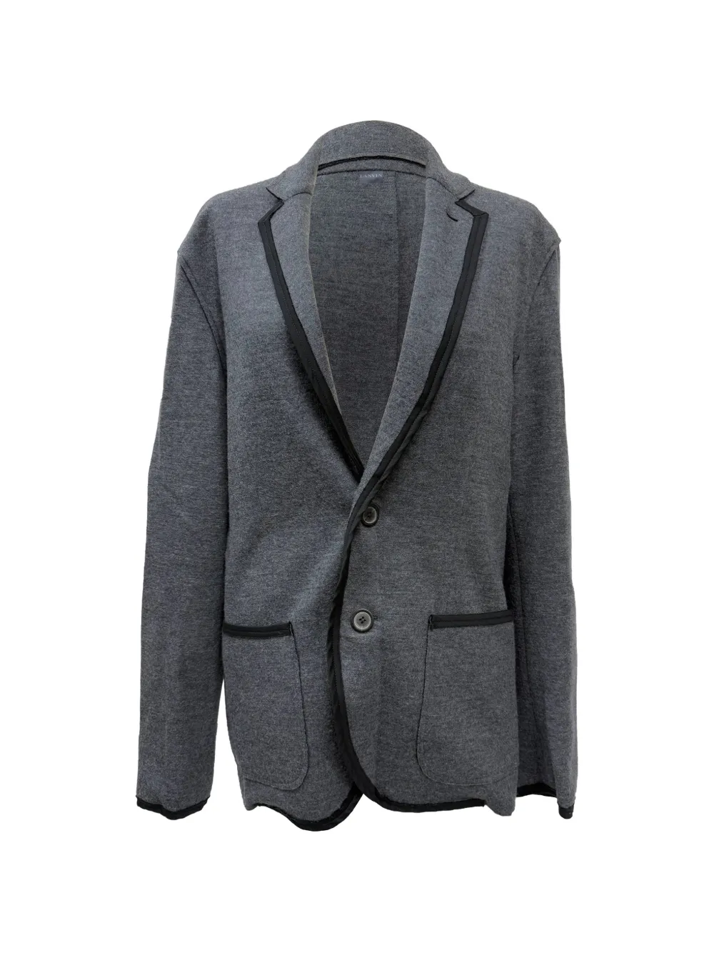 Lanvin Pre-Owned Single-breasted notch collar blazer - Grigio