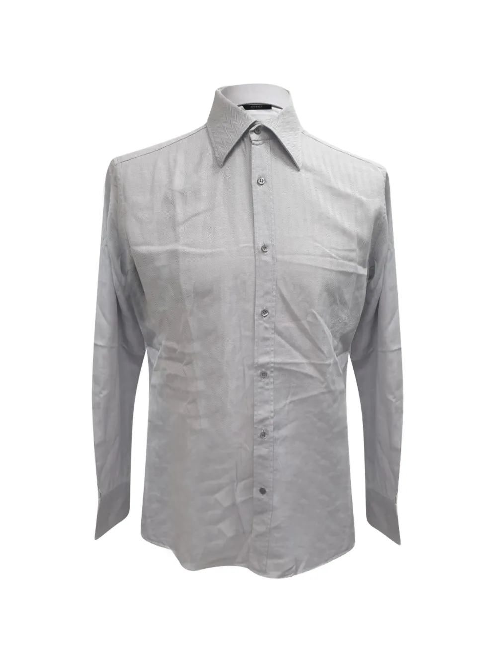 Gucci Pre-Owned striped button-down shirt - Grigio