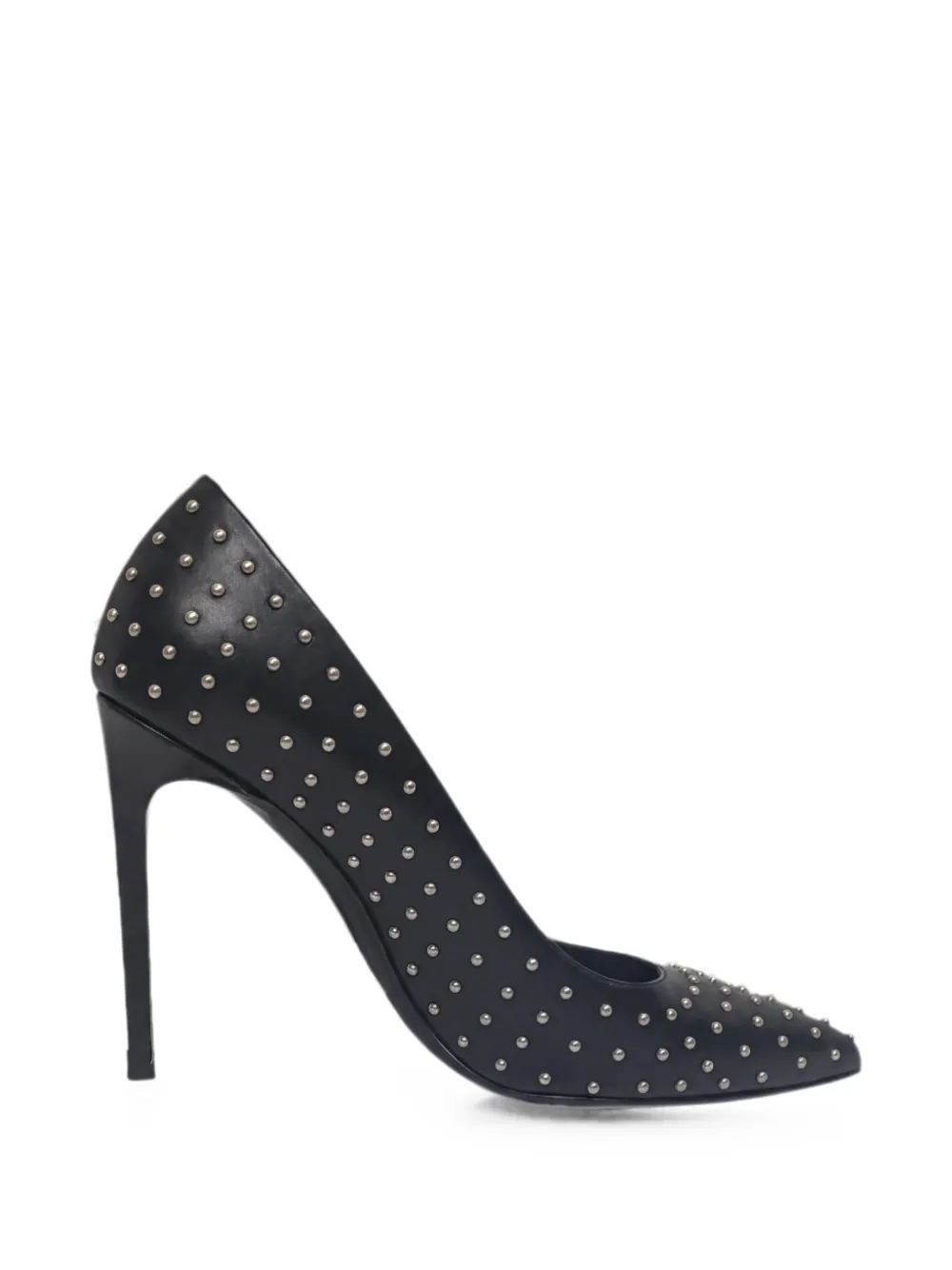 Saint Laurent Pre-Owned studded pointed-toe pumps - Black
