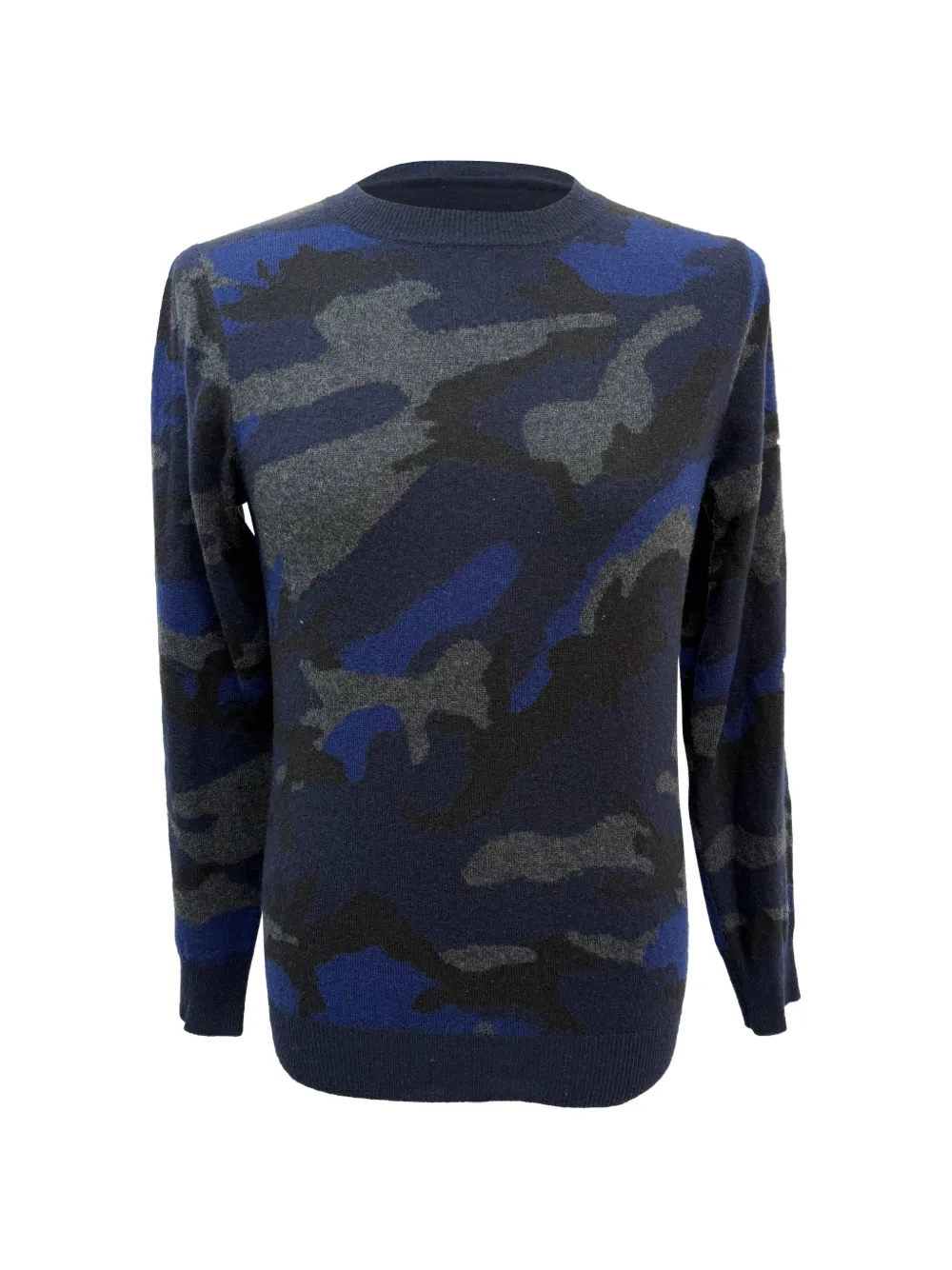 Valentino Garavani Pre-Owned Camouflage sweater - Blu