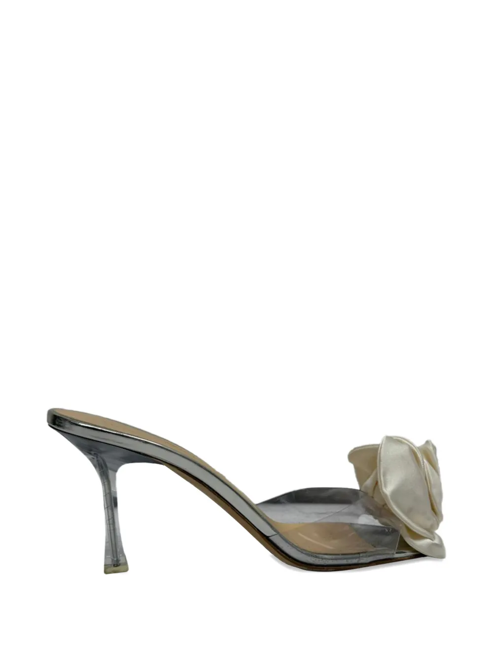 Magda Butrym Flower Plexi sandals - Weiß