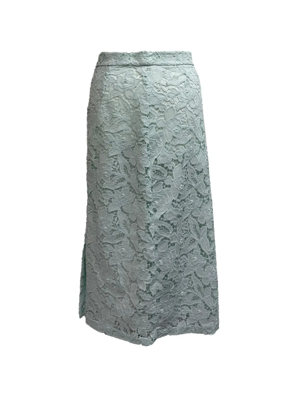 ZIMMERMANN Lace-detailed midi skirt - Blau