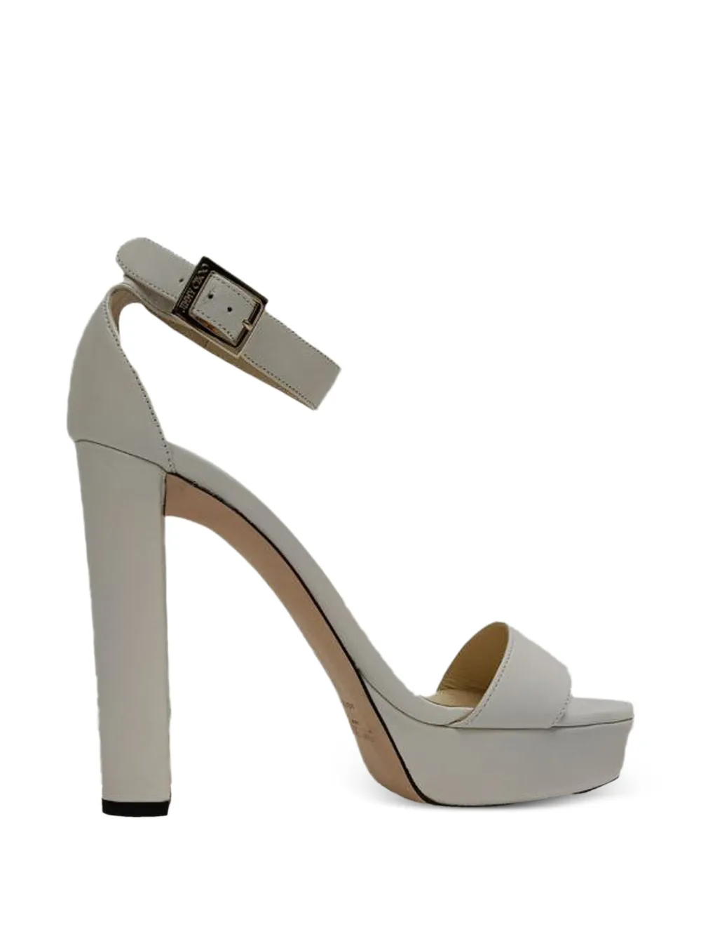 Jimmy Choo Pre-Owned ankle strap platform sandals - Toni neutri