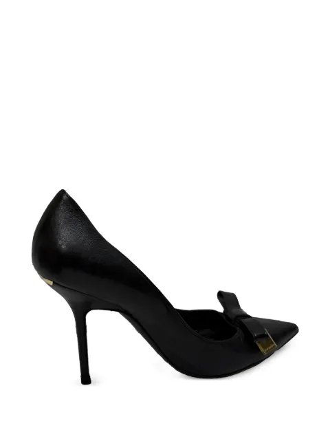 Burberry Pre-Owned bow-accent pointed-toe pumps