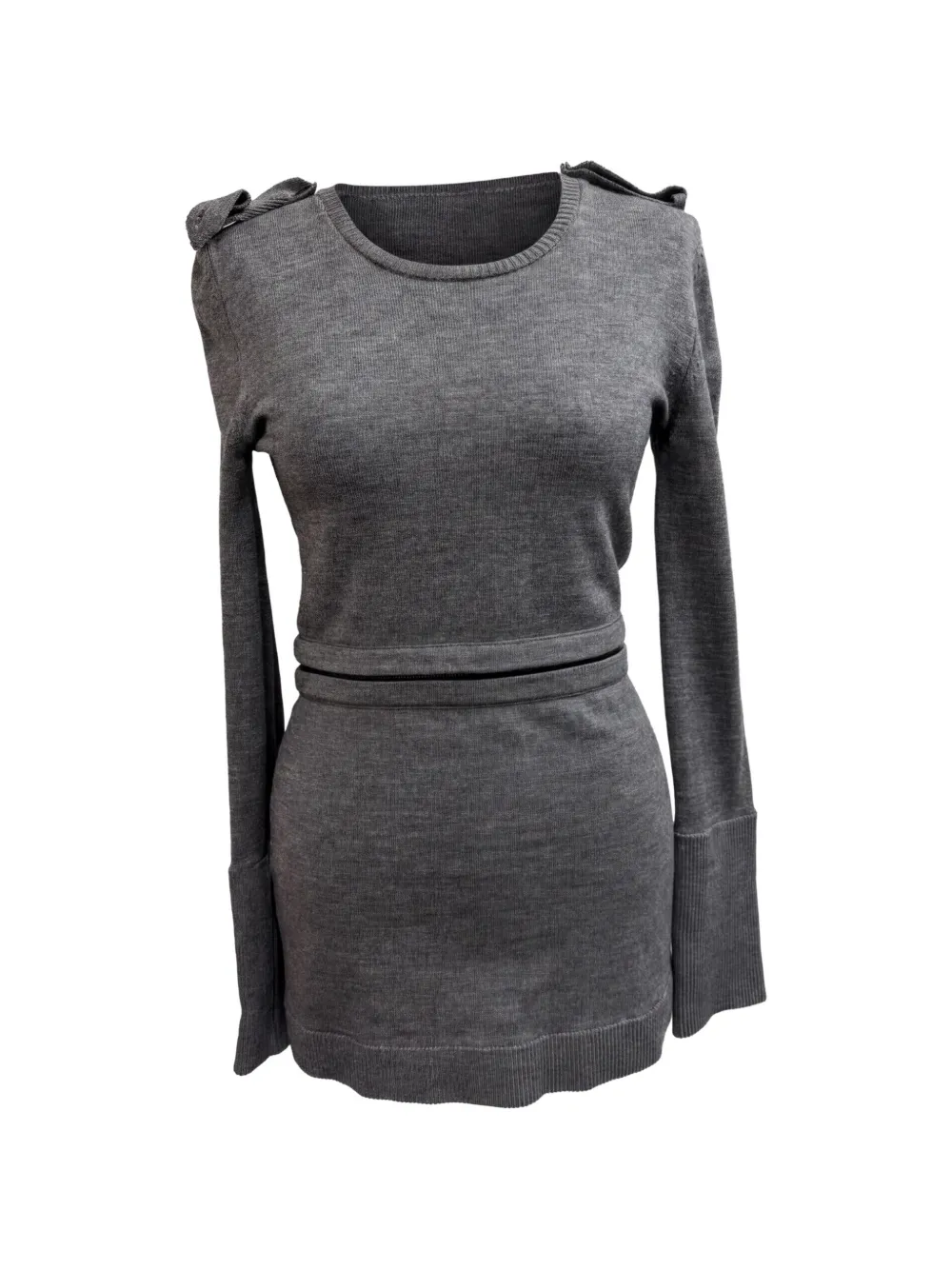 Burberry Pre-Owned Abito corto 2014 - Grigio