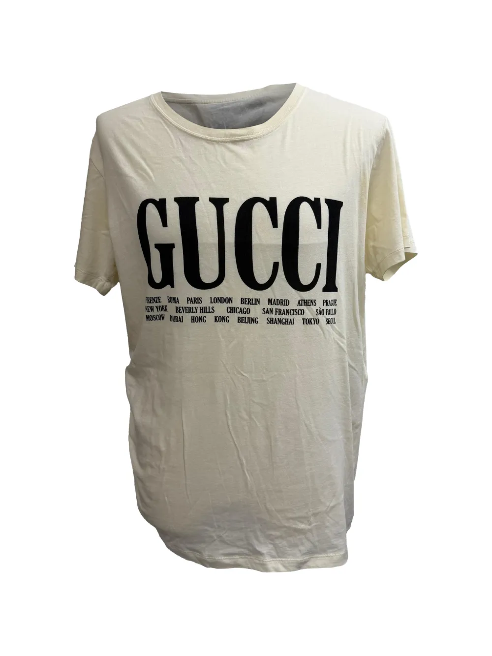 Gucci Pre-Owned logo-print T-shirt - Bianco