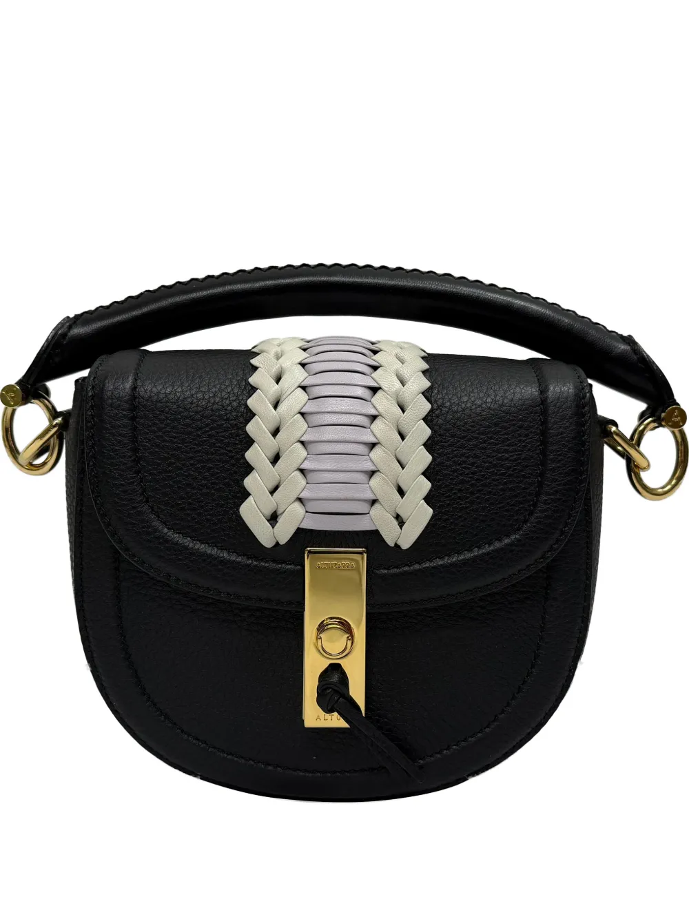 Altuzarra Mini Ghianda embroidered handbag - Nero